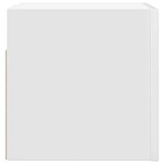 vidaXL Meubles TV muraux 4 Pièces Blanc 30 5x30x30 cm