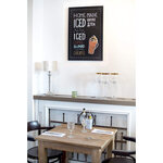 Ardoise murale Eco Woody noir