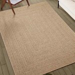 vidaXL Tapis ZIZUR beige 60x110 cm aspect de jute intérieur extérieur