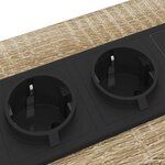 vidaXL Cabinet de chevet avec tiroir Chêne sonoma 42 x 41 x 61 cm