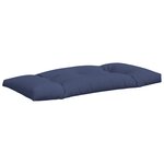 vidaXL Coussins de palette lot de 3 bleu marine tissu oxford