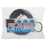 ProPlus Unité d'alimentation de tente/remorque 20 m 3 x Schuko