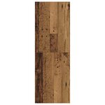 vidaXL Ensemble meuble TV Montage mural Bois Ancien 37 x 37 x 107 cm