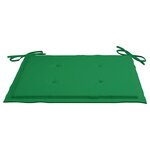 vidaXL Chaises pliables d'extérieur lot de 2 et coussins Bois d'acacia