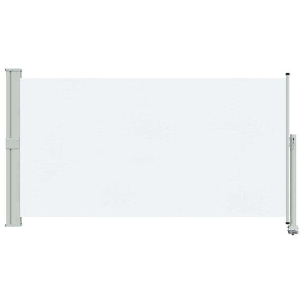vidaXL Auvent latéral 100  polyester fer acier