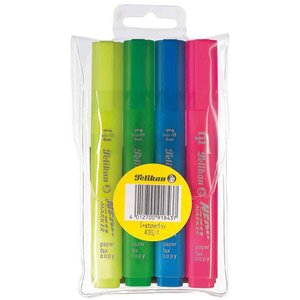 Etui de 4 surligneurs 438 neon pelikan