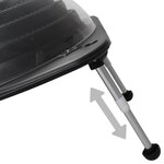 vidaXL Chauffage solaire de piscine 5 Pièces 75x75x36 cm PEHD Aluminium