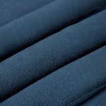 vidaXL Jeté Bleu marine 150 x 200 cm Toison