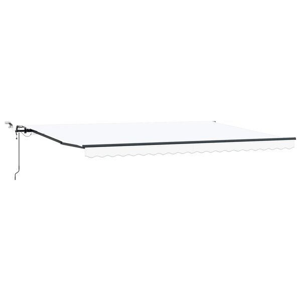 vidaXL Tissu de auvent Blanc 500 × 350 cm Polyester