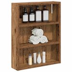 vidaXL Armoire murale de salle de bain Bois ancien 40 x 10 x 50 cm