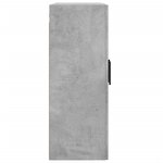 vidaXL Armoire murale gris béton 69 5x34x90 cm bois d'ingénierie