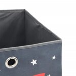 vidaXL Boîtes de rangement pliables 4 Pièces 32x32x32 cm tissu intissé