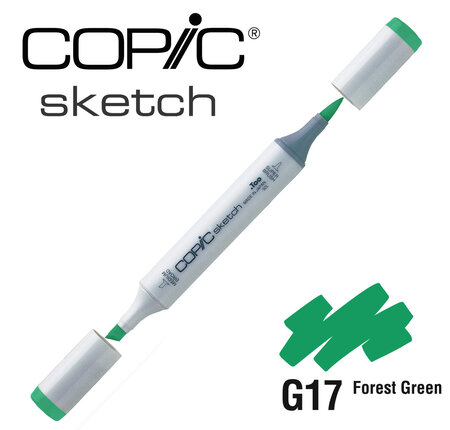 Marqueur à l'alcool Copic Sketch G17 Forest Green