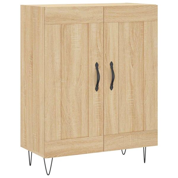 vidaXL Buffet chêne sonoma 69 5x34x90 cm bois d'ingénierie