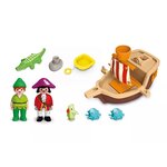 PLAYMOBIL 71769 - JUNIOR & Disney : Peter Pan et bâteau pirate