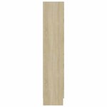 vidaXL Armoire à vitrine Chêne sonoma 82 5x30 5x150 cm Bois ingénierie