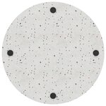 vidaXL Base de parasol pour poteaux de 37/42/52/58mm en béton blanc 20 kg