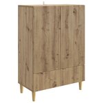 vidaXL Buffet Chêne artisanal 66 x 34 5 x 95 cm Bois d'ingénierie