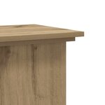 vidaXL Support pour plantes 33x33x60 cm bois d'ingénierie