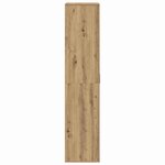 vidaXL Haut de Mobilier avec étagère chêne artisanal 80 x 39 x 178 cm