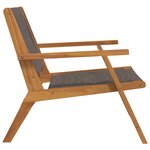 vidaXL Mobilier de jardin 2 Pièces Gris 67 x 76 x 73 cm