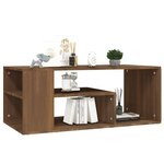 vidaXL Table basse Chêne marron 100x50x40 cm Bois d'ingénierie