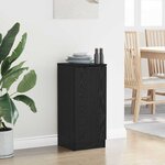 vidaXL Buffet Chêne noir 30 x 30 x 70 cm Bois d'ingénierie
