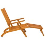 vidaXL Chaise longue inclinable et pliable 2 Pièces 55 x 146 x 91 cm