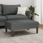 vidaXL Repose-pied gris foncé 77x55x31 cm tissu