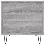 vidaXL Table basse Sonoma gris 60x44 5x45 cm Bois d'ingénierie