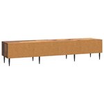 vidaXL Meuble TV Bois ancien 147 x 34 5 x 30 cm Bois d'ingénierie