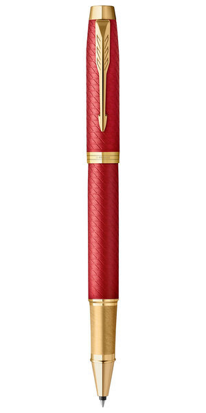 PARKER IM PREMIUM Stylo roller  Rouge  Recharge noire pointe fine  Coffret cadeau