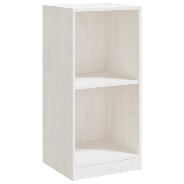 vidaXL Armoire d'appoint blanc 35 5x33 5x76 cm bois de pin massif