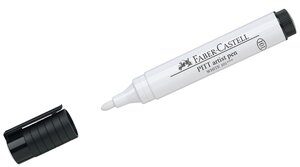 Artist Pen Pitt Big Brush Pointe Ogive 2 5 mm 101 Blanc FABER-CASTELL