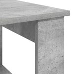 vidaXL Table basse Gris béton 51 x 50 x 50 cm Bois d'ingénierie