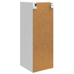 vidaXL Armoire Murale 33 x 34 5 x 90 cm Bois d'ingénierie Blanc