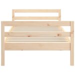 vidaXL Cadre de lit sans matelas 90x190 cm bois de pin massif
