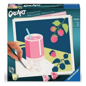 Peinture au numero CreArt - 20x20cm - Drink Raspberry