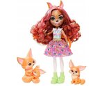 Poupée Enchantimals  HNT60 - Fennec Fox et la famille renard
