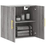 vidaXL Armoire murale sonoma gris 60x31x60 cm bois d'ingénierie