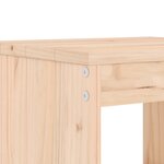 vidaXL Tabourets de bar lot de 2 40x36x75 cm bois massif de pin