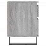 vidaXL Table de chevet sonoma gris 40x35x50 cm bois d’ingénierie