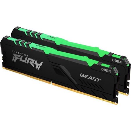 Mémoire Kingston FURY Beast RGB 32 Go (2 x 16 Go) DDR4 3600 MHz CL18