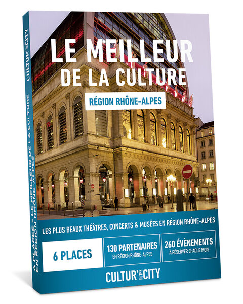 Coffret cadeau - CITC - Le meilleur de la culture en région Rhône-Alpes - 6 Places