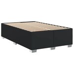 vidaXL Sommier à lattes de lit matelas Noir 120x200 cm Similicuir