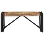 vidaXL Table basse multicolore 80x40x35 cm bois de récupération massif