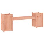 vidaXL Banc avec jardinières 180x36x63 cm bois massif de douglas