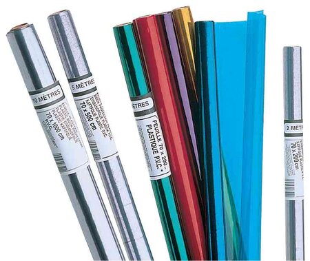 Rouleau Film couvre-livres PVC incolore 700 mm x 2 m ELBA