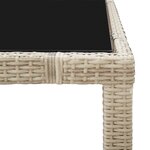 vidaXL Ensemble à manger d'extérieur et coussins 9 Pièces résine tressée