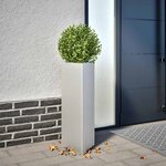 vidaXL Jardinières 2 Pièces triangulaire 30x26x75 cm acier galvanisé